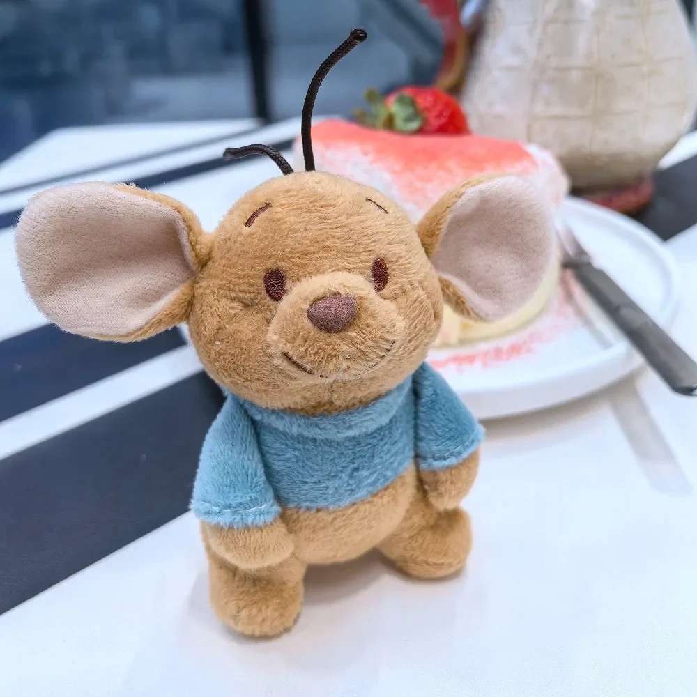 10cm Cartoon Roo Mouse Plush Toy Japanese Style Mouse Doll Bag Pendant Stuffed Animal Movie Figure Plushies Birthday Gifts Girl