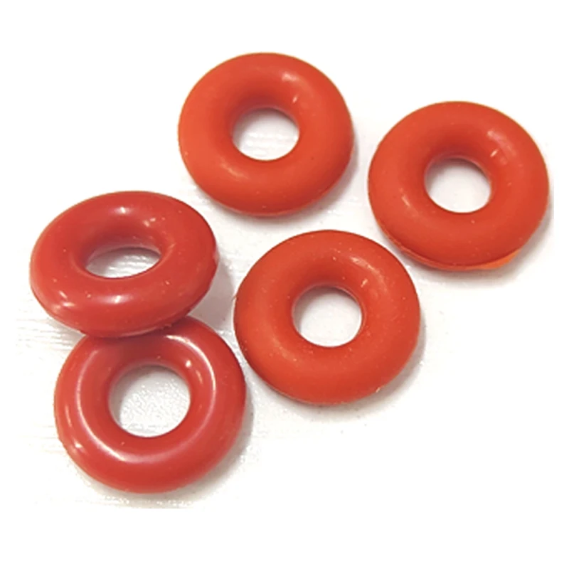 50-200Pcs Silicone O Ring Sealing Washer Red VMQ O-ring Gasket Waterproof Oil Resistant High Temperature Oring Assortment Kit