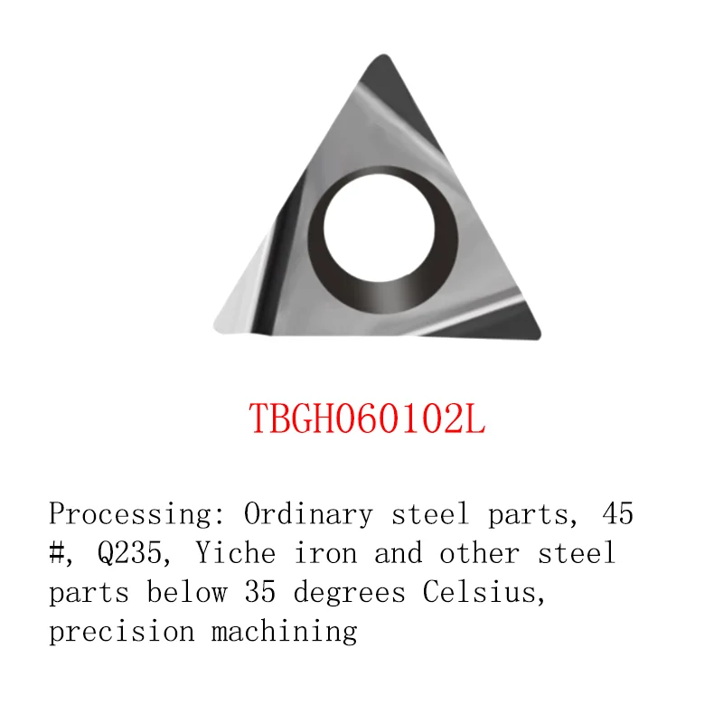 

5PCS CNC Fine Turning Insert Boring Inner Hole Small Triangle TBGH 060102 L TPGH 110304 L Ceramic Tool Head Inserts