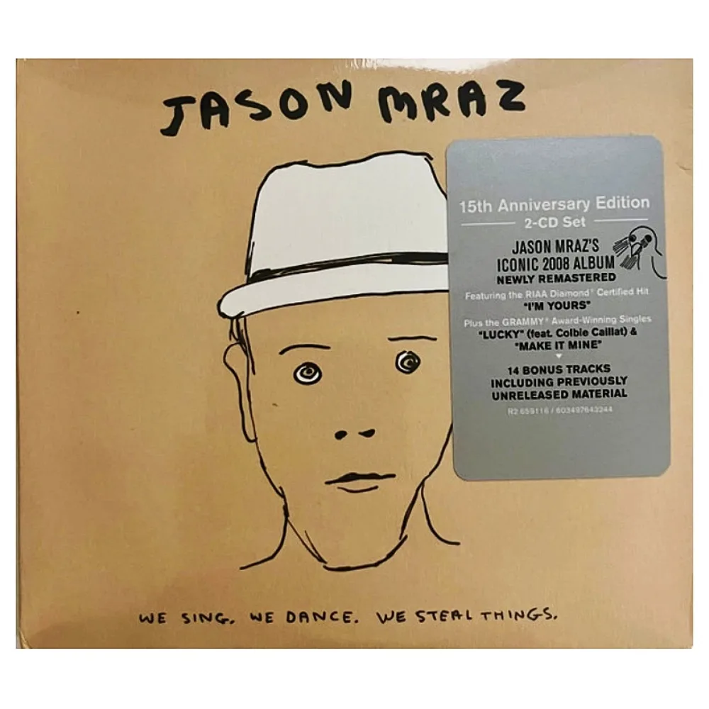 

Jason Mraz We Sing We Dance We Steal Things 2CD Альбом - Совершенно новый - Folk Pop & Acoustic Hits для фанатов и коллекционеров