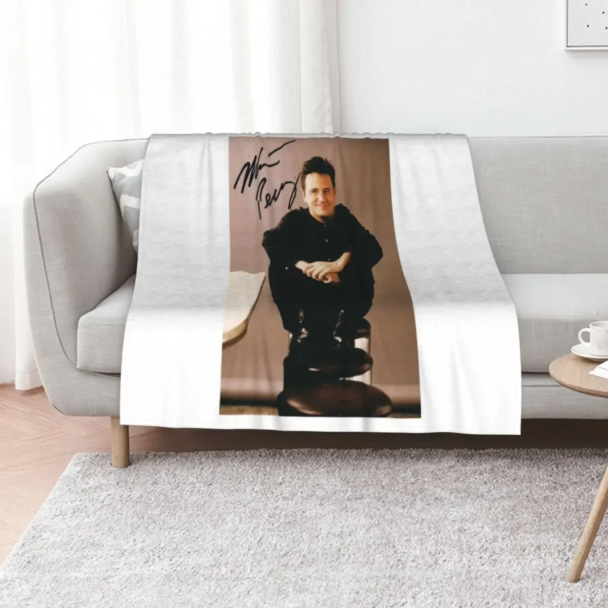 

Matthew Perry; Chandler bing Throw Blanket Sofa Blankets For Sofas Blankets Sofas Of Decoration For Decorative Sofa Blankets