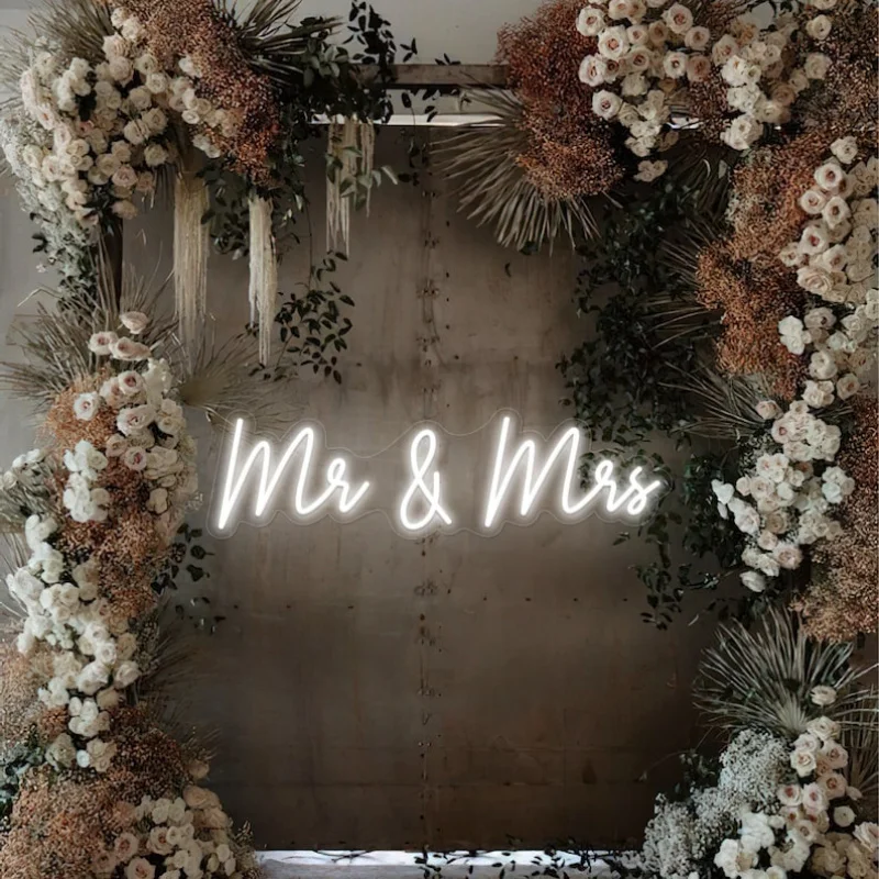 

Custom LED Neon Sign Personalized Name Neon USB Multi Font Color Can Be Used For Manor Party Wedding Bedroom Decoration Lights