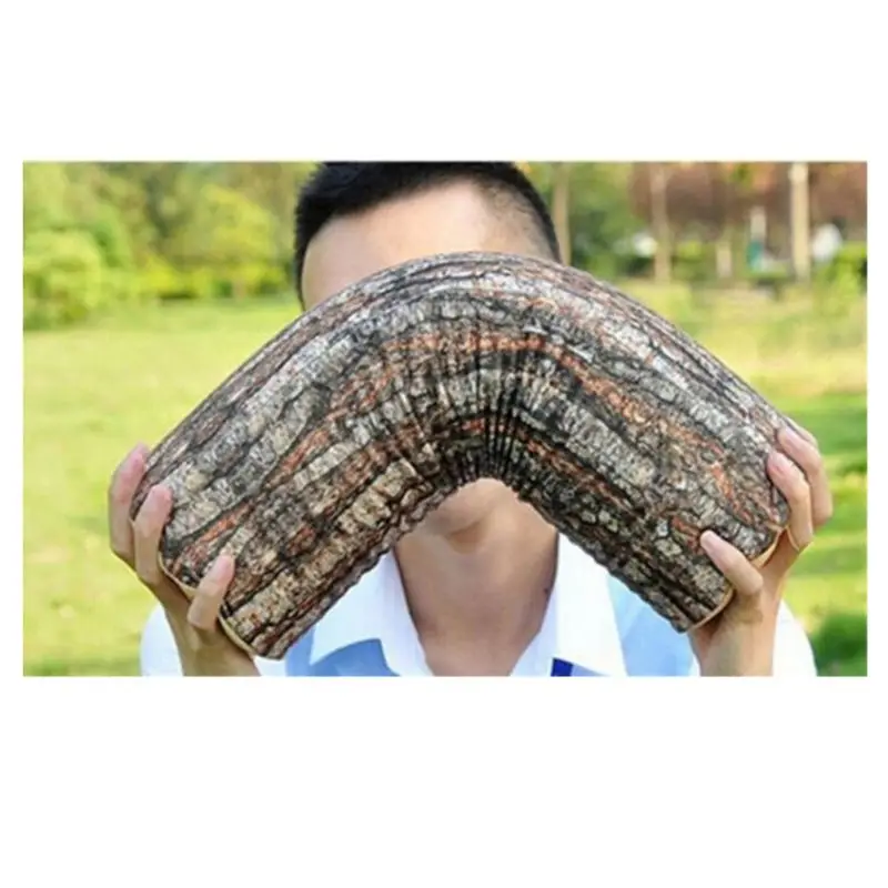 الوسائد، وسائد سجل مريحة، وسائد جذع شجرة مثيرة للاهتمام ولطيفة، زخارف وسادة محاكاة #4