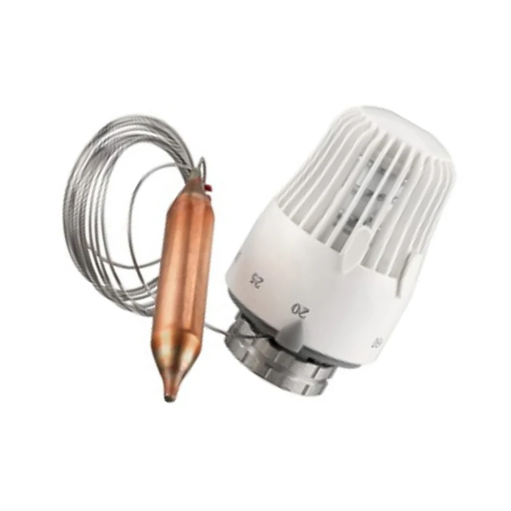 Remote Sensor Thermostat Head White 2m Capillary Tube For Heimeier K Valve Proportional Control Heating System Accessories