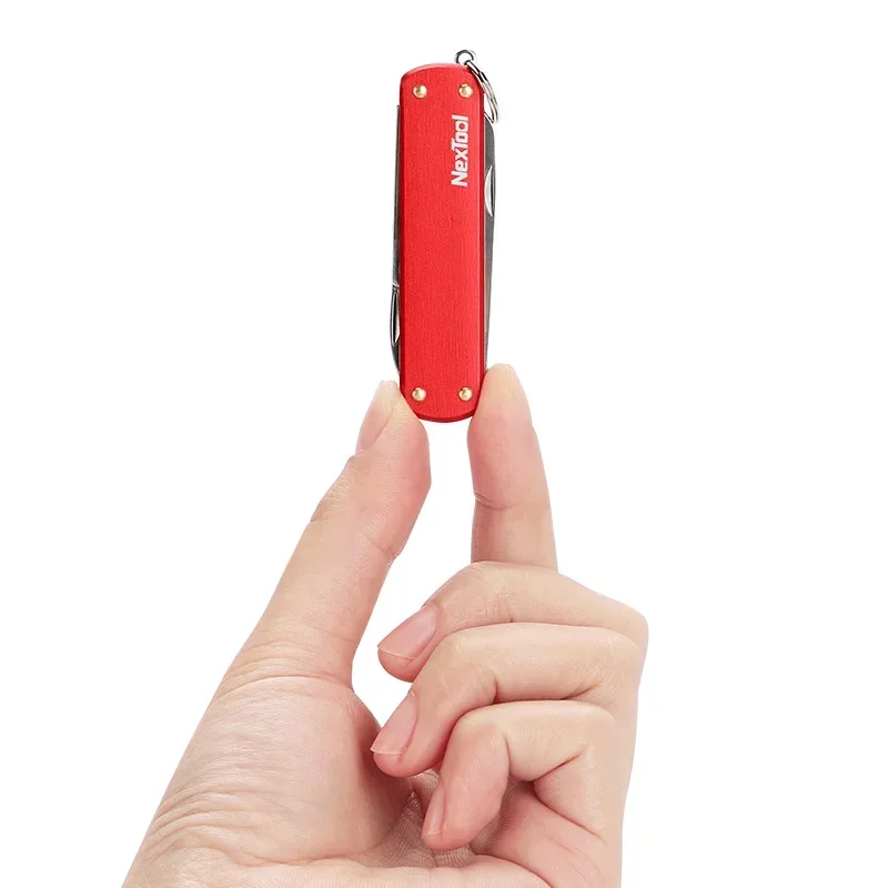 Bâle Tool-Mini couteau pliant EDC, multi-outils, ciseaux, tournevis, couteau de poche, portable, extérieur, porte-clés domestique, outil