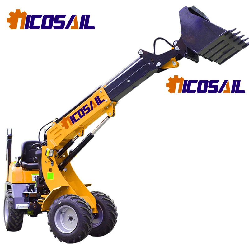 

High configuration new front shovel telescopic arm wheel loader equipped with engine and various accessories