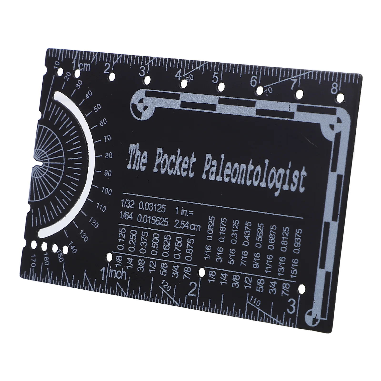 Régua de engenharia de bolso, aço inoxidável, 15cm, ferramenta de medição de precisão, portátil, medidor de comprimento de escala de construção, durável