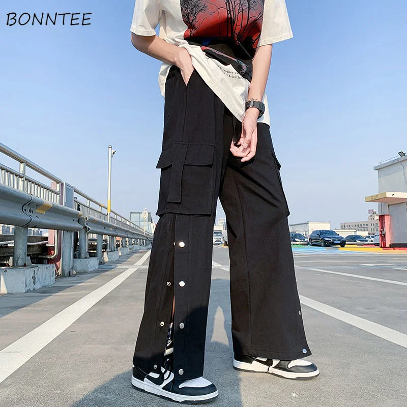 Pants Women Casual Boyfriend Solid Fashion Spring Cargo Style Ladies High Waist Loose All-match BF Harajuku Vintage Couple Daily