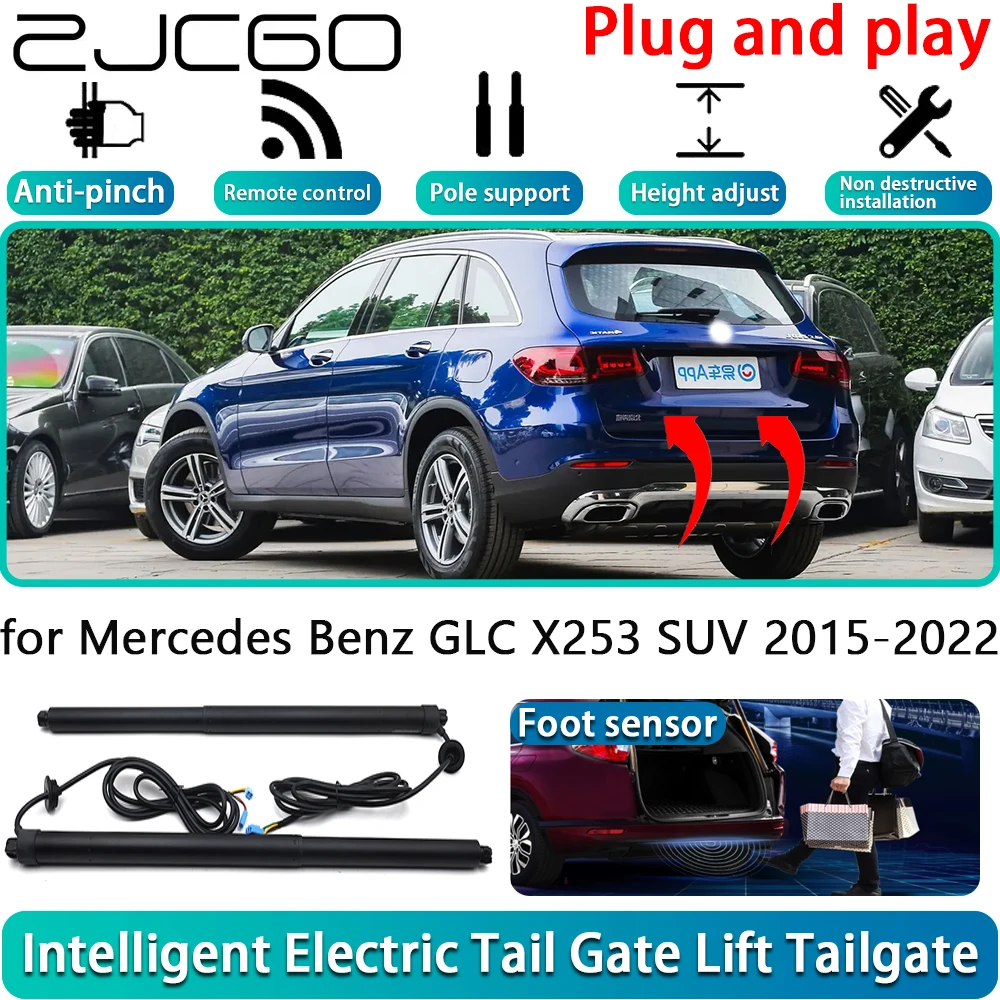 

for Mercedes Benz GLC X253 SUV 2015-2022 Car Electric Powered Tailgate Power Liftgate Automatic Tailgate System With Foot Sensor