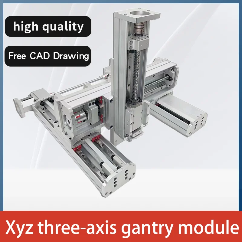 Heavy CNC Motorized Xyz Gantry Ball Screw Linear Actuator Robot System Guideway Slied Table Stage 300mm to 4000mm