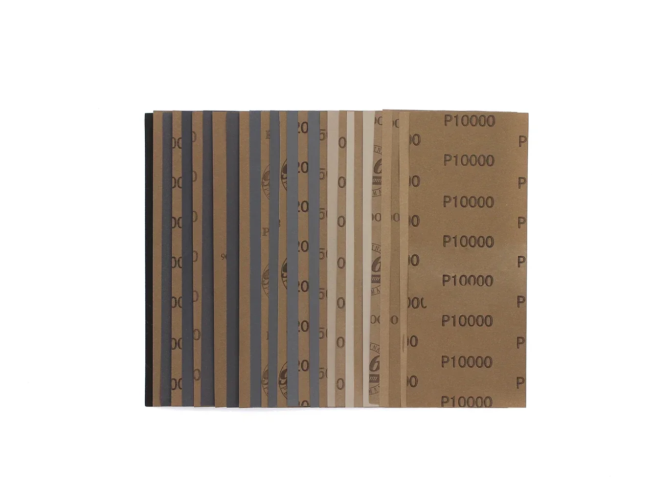 Bild 6: 10 Stück Nass-Trocken-Schleifpapier 9x3,6 Zoll Schleifblätter Wasserfestes Schleifpapier für Automobil Holz Schleifen Auto Metall Kunststoff Polieren