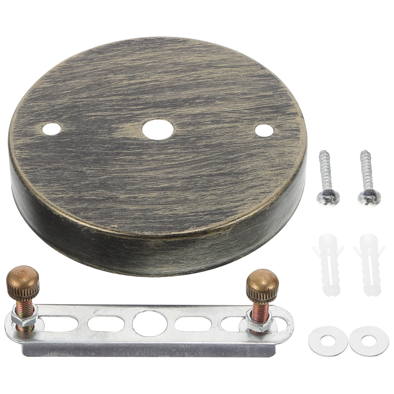 مصباح السقف المظلة لوحة غطاء تركيب معدني لأضواء قلادة النمط الصناعي تركيبات جزء الأجهزة الزخرفية #1