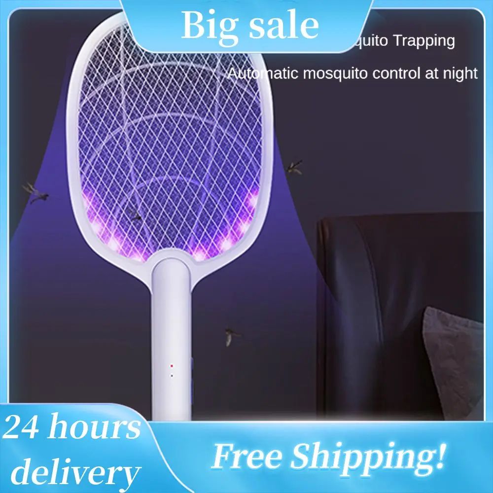 

Automatic Mosquito Swatter Ease Of Use Strong Usb Charging Home Fly Swatter Pest Control Supplies Ho Whole House Coverage