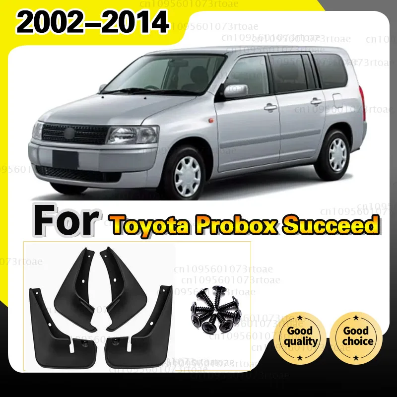 Guardabarros para Toyota Probox Succeed XP50 XP160 Mazda Familia Van 2002-2014, Protectores Contra Salpicaduras, Accesorios para Automóviles