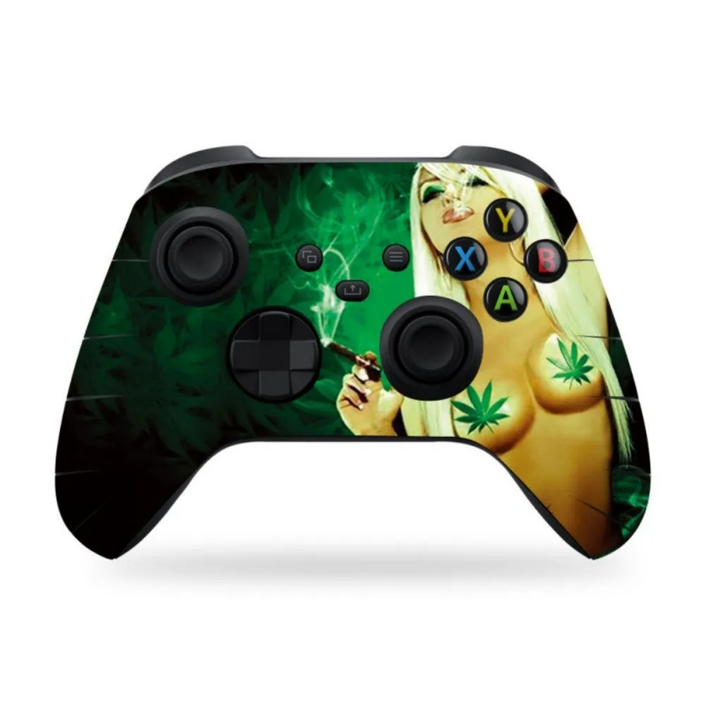 NEW 17 Style Dust-proof Sticker Decal Anti-slip Protective Skin Sticker For Xbox Series X/S Game Controller Joystick Accessories