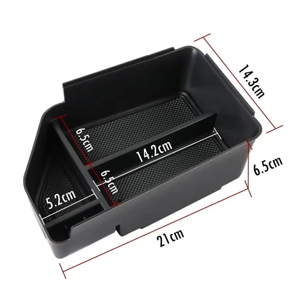 Für KIA EV6 2021 2022 2023 2024 LHD ABS Auto-Armlehnen-Aufbewahrungsbox Mittelkonsolen-Organizer-Ablage Auto-Zubehör – Detail 5