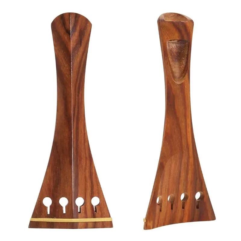 High-grade 4/4 violin rosewood accessories four-piece set, chin support, string plate, tail nail, string shaft, musical