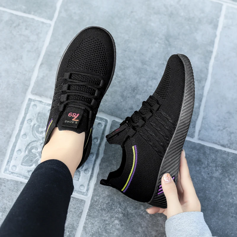 Training Shoes Women Breathable Platform Fashion Sneakers 2022 Comfy Tennis Gym Tenis Sports Shoes Plus Size 41 Female Sneakers