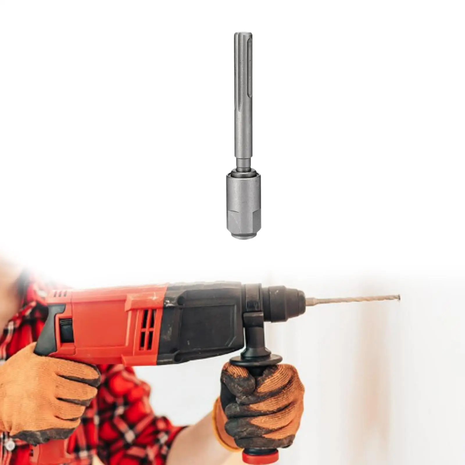 Sturdy Steel SDS Max to SDS Plus Adaptor Bit Connection Hammer Converter for Efficient Conversions