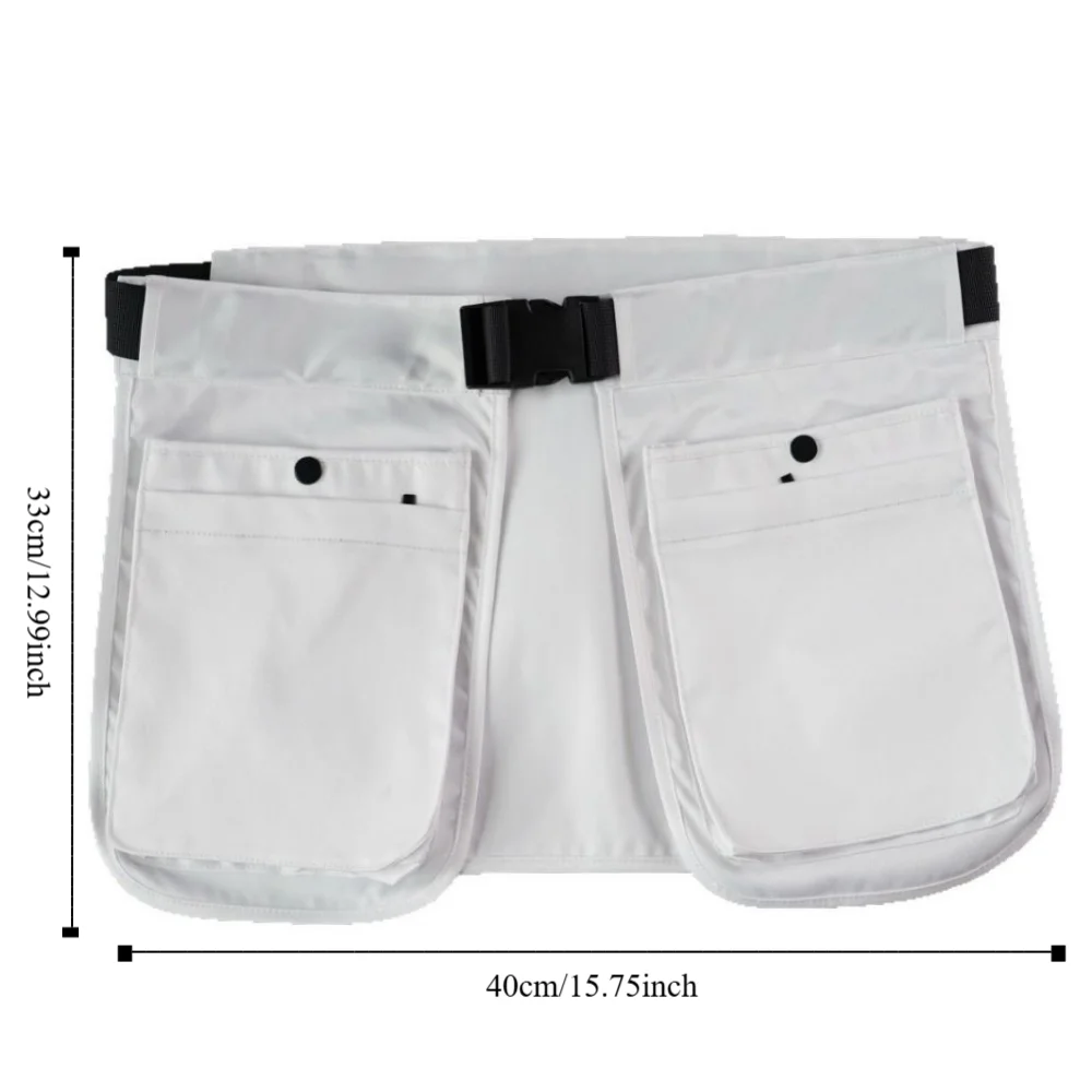 Wear Resistant Multi-functional Waist Pack Multi-pocket Adjustable Apron Belt Bag Waterproof Black Fanny Pack Men