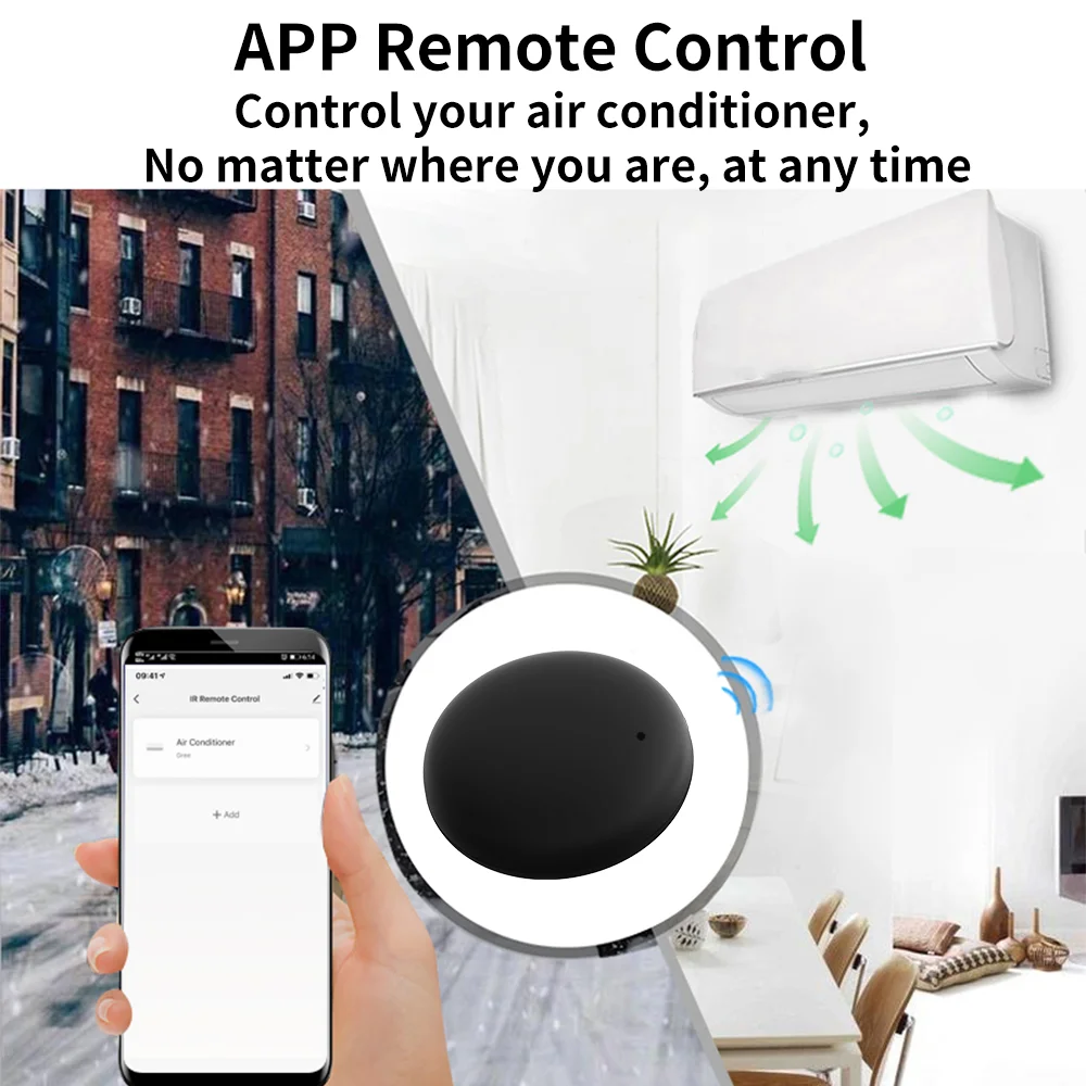 Tuya WiFi IR Remote لأتمتة المنزل الذكي SmartLife APP التحكم عن بعد العالمي الأشعة تحت الحمراء العمل مع Alexa SmartThings