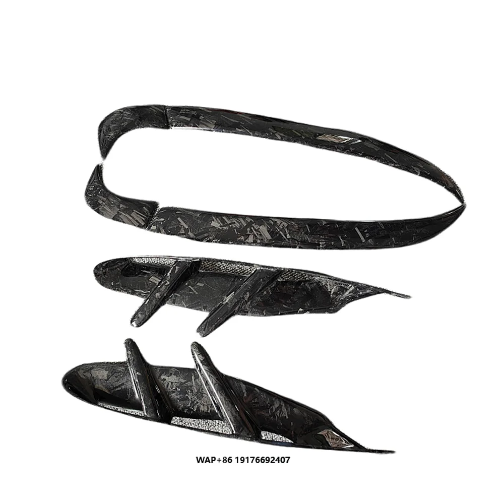 

for Taycan Carbon Fiber Forged Pattern Body Kit Forged Pattern M-style Large Lampshade Diffuser Wing Body Kit