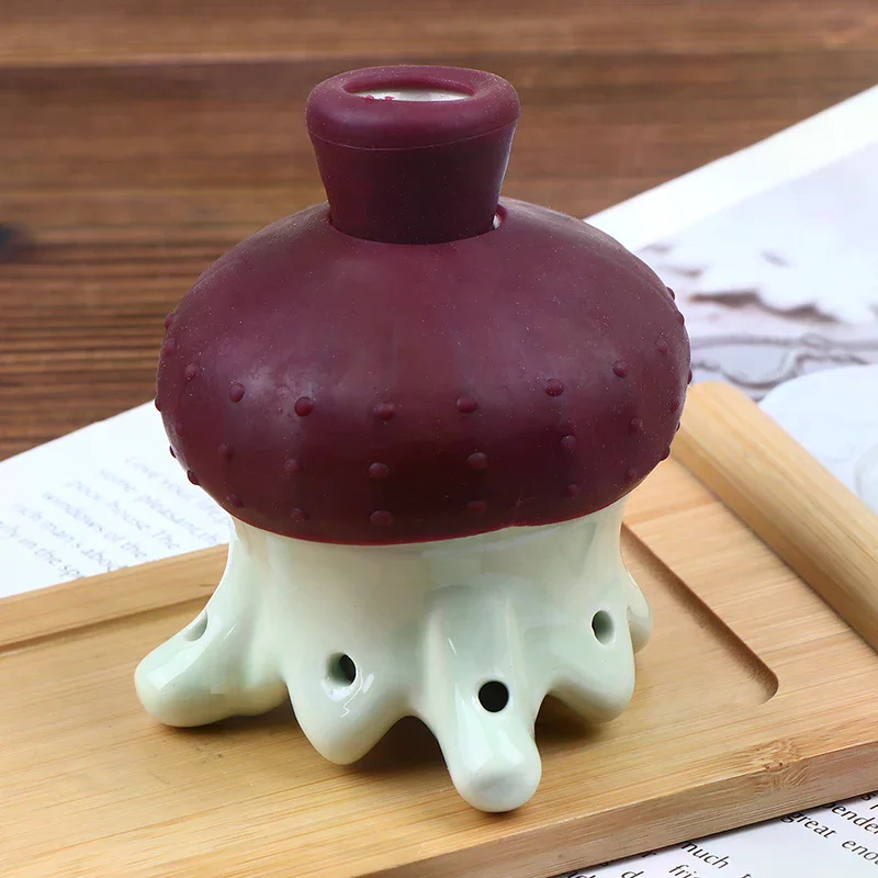 Head Moxibustion Moxa Therapy Warm Body Acupuncture Meridian Massage Relieve Headaches Promotes Sleep Health Care Ceramic Burner