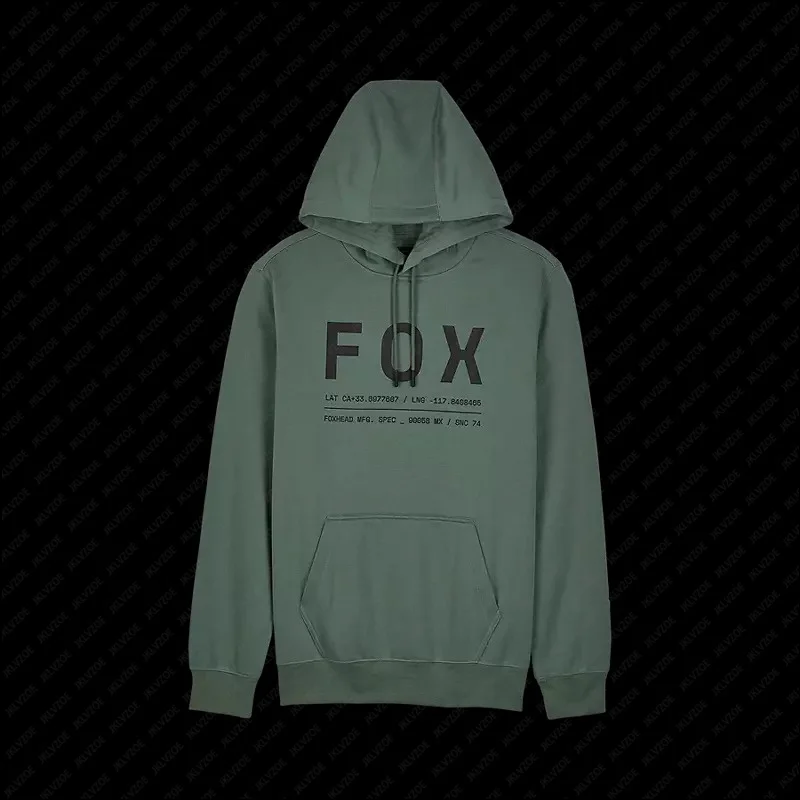 Trendy Brand Fox Hoodie Letters Pattern Printed Pure Cotton Hoodie Men Women\'s Top Causal Street Couple Tops Adult Kids Hoodies