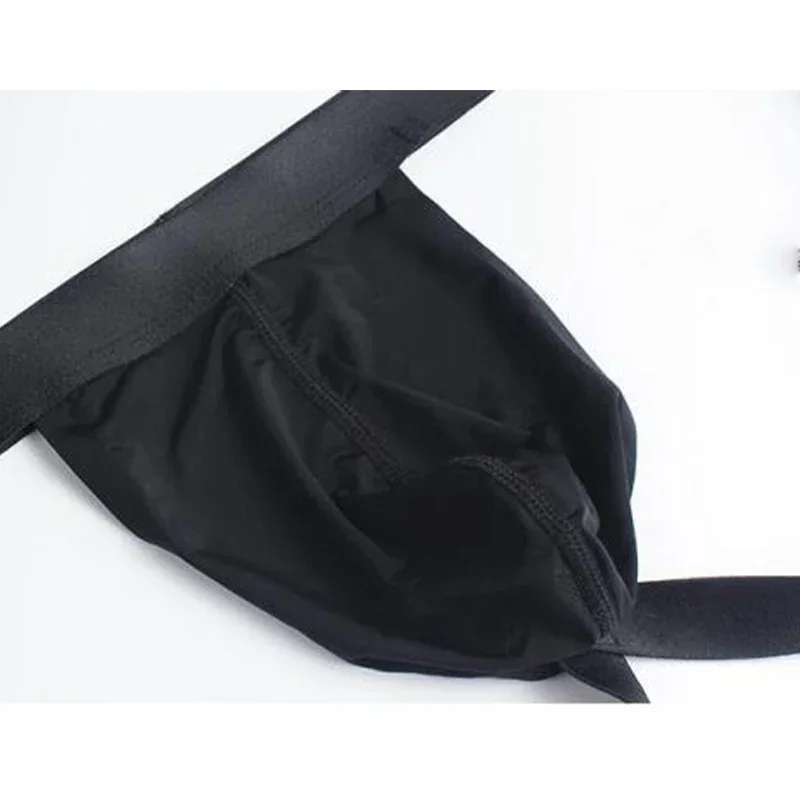 الحرير الجليد مثير الرجال ثونغ حزام رياضي منخفضة الارتفاع السروال مفتوحة الظهر الذكور g-سلسلة تنفس حزام الصلبة المثيرة الملابس الداخلية مثلي الجنس #6