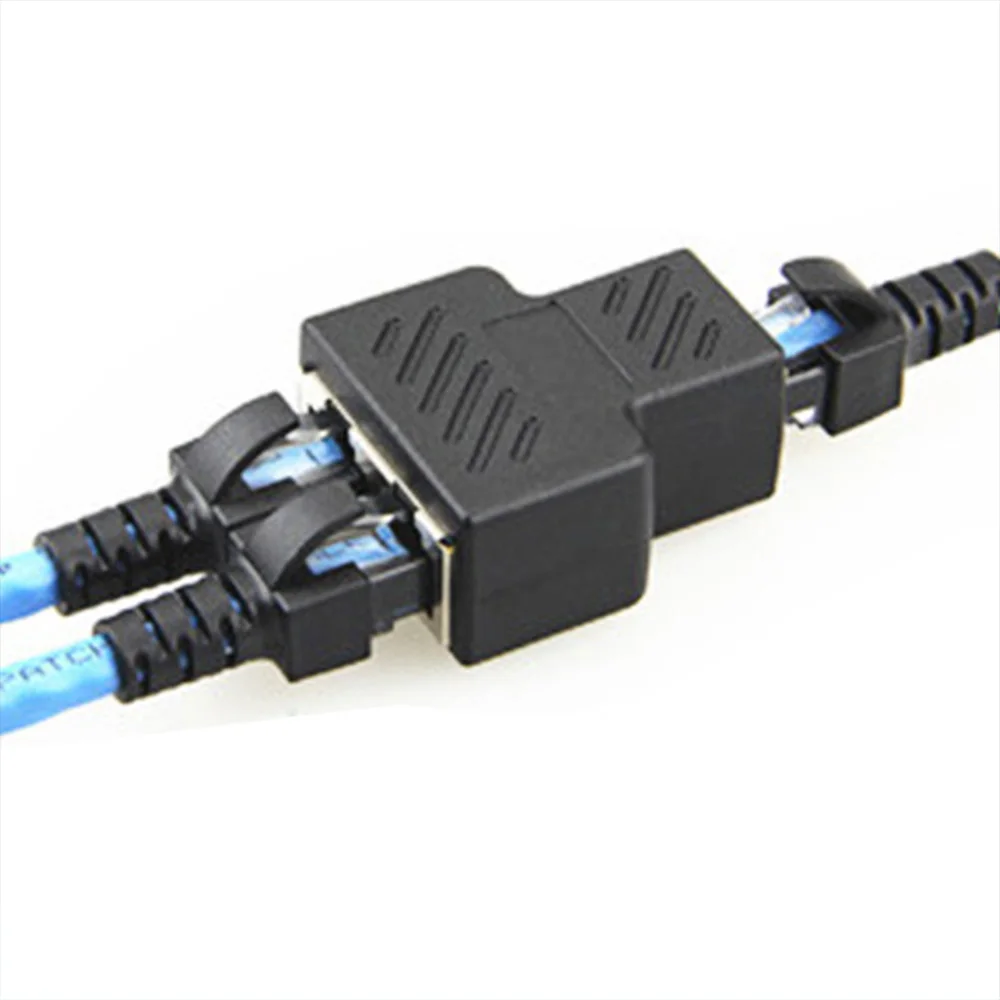 Разветвитель RJ45 с 1 на 2 портами мама CAT7/6/5 кабель Ethernet LAN