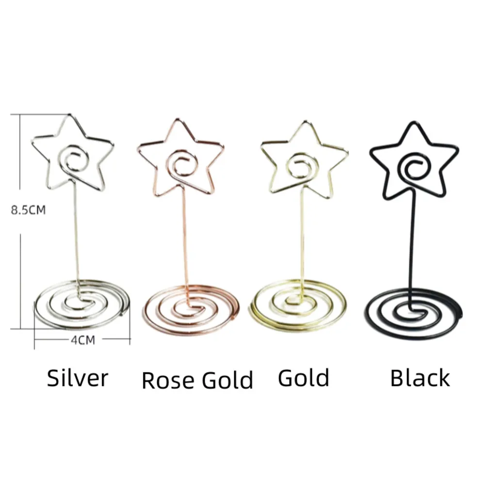 20pcs Mini Table Number Holders Place Card Holders, Table Card Holders Table Number Stands Menu Memo Clips