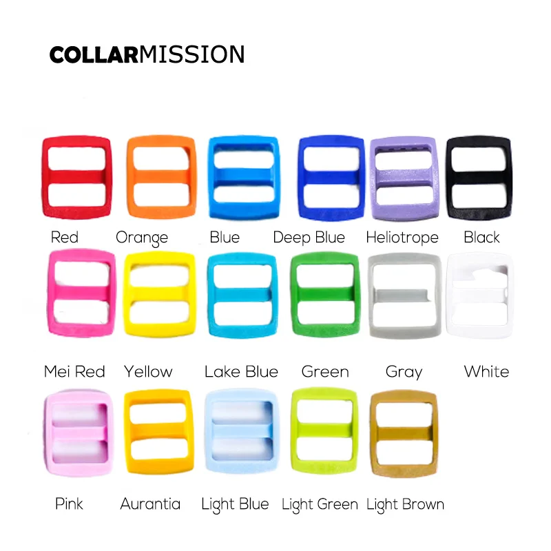 1pc high quality colorful spray paint plastic buckle Tri-Gild accessories suitable for backpack with pet collar holder 3 size