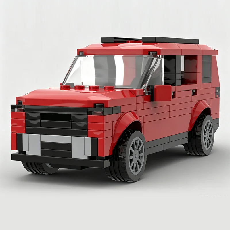 QWERT City Car Model MOC Building Bricks Medium Sport Utility Vehicle Modular Technology Gifts Holiday Assemble Children Toys