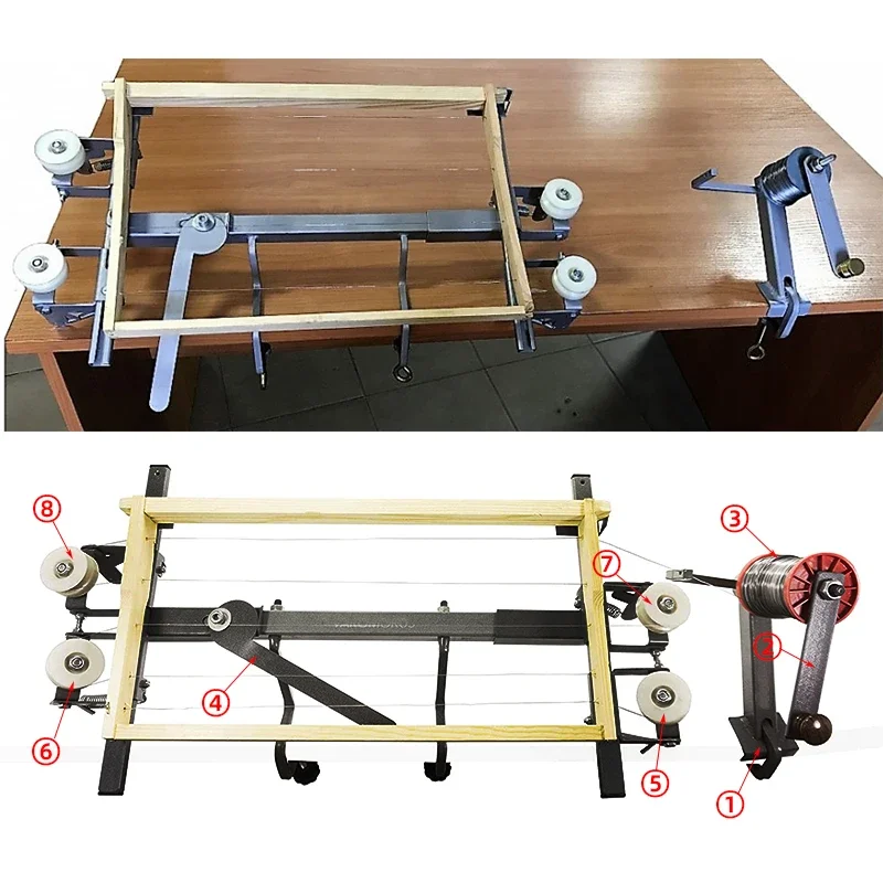 

Easy Operation Beehive Frame Wire Assemble Tool, Langstroth Dadant Frame, Wiring Board Assemble, Wire Tensioner Table System