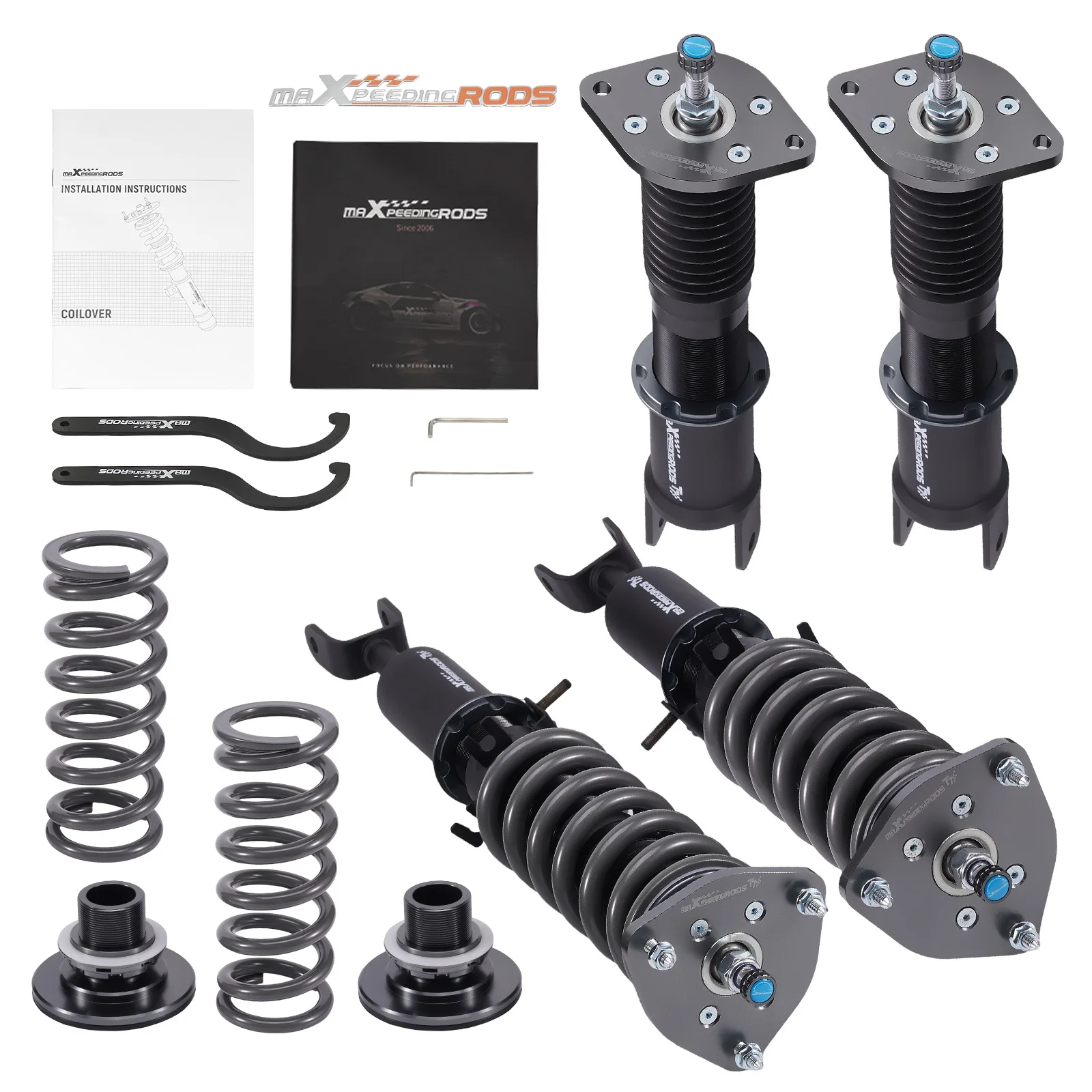 24 Way Adjustable Coilover Shock Absorber For Nissan Skyline Coupe RWD 2003-2007 V35 Drifting Coilover