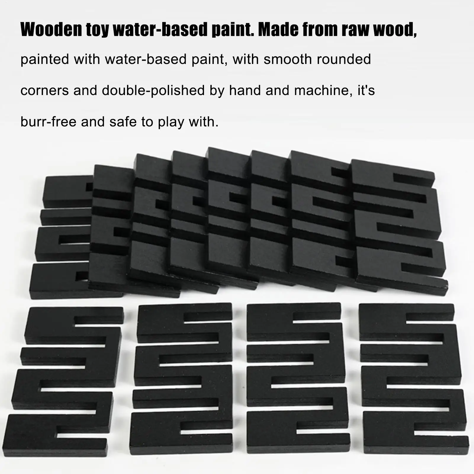 

Toddler Brain Teaser Puzzles Wood 3D Early Learning Toy Logical Thinking Toy For Adults Kids Teens Students Educators Office