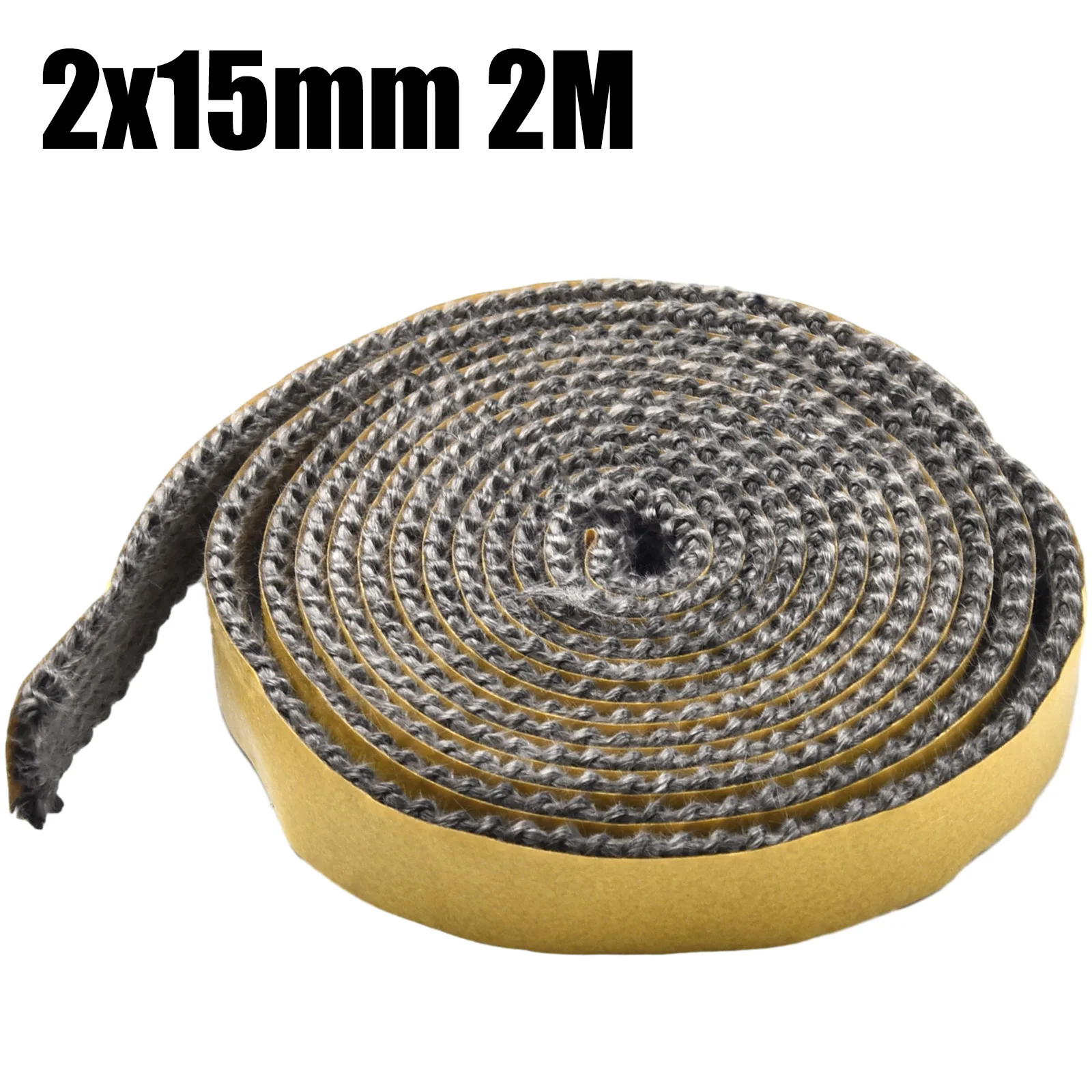 

Fiberglass Rope Black Flat Stove Gasket Rope Self Adhesive Glass Seal Stove Fire Rope High 10mm Wide X 2mm Fireplace Parts