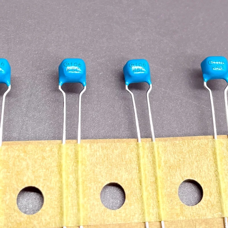 5PCS MuRata 10UF 50V 106 RDEC71H106K3K1H03B direct insertion monolithic capacitor