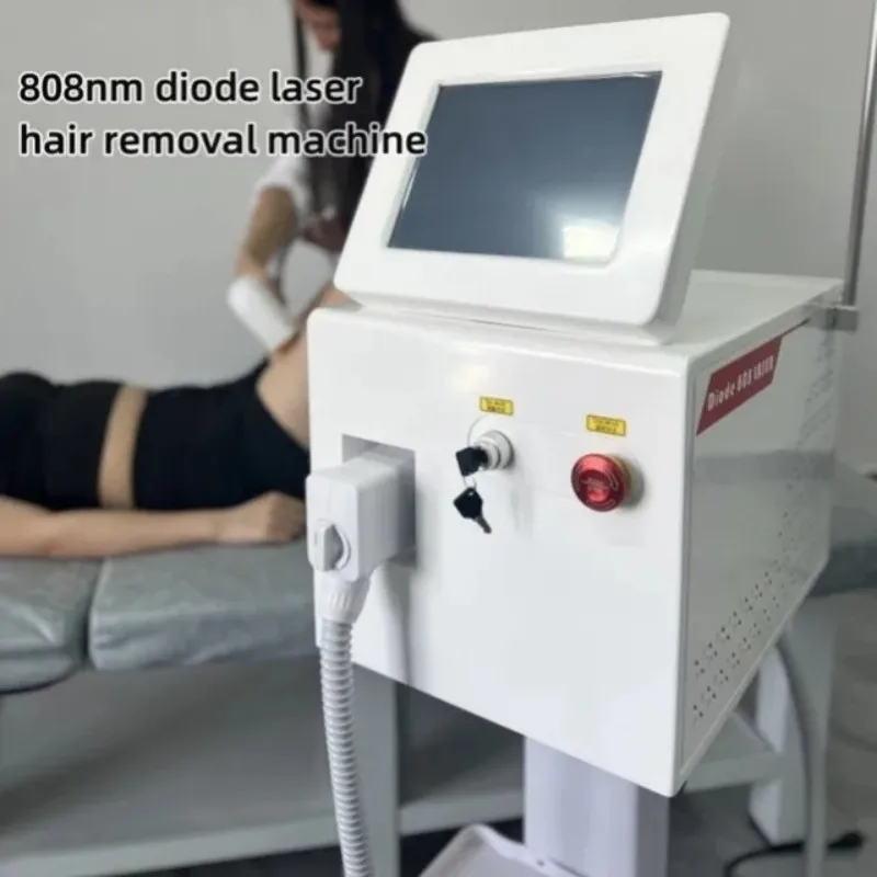 2024 Portable 808 3wave Diode Laser Permanent Hair Remove Fast Depilation Painfree Follicle Penetration Skin Rejuvenation Device