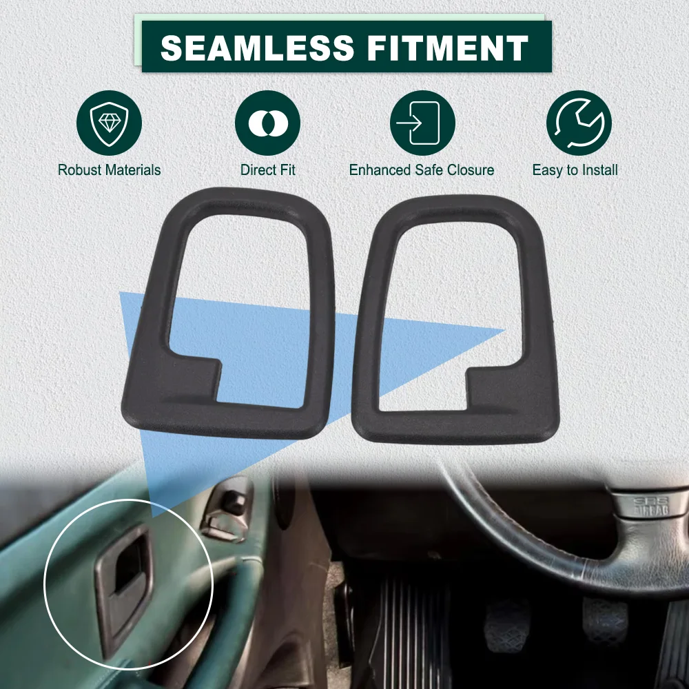 

Pair Car Interior Door Handle Cover Trim Frame For BMW E36 3 Series 1992-1999 Z3 1996-2002 51228219023 5122821902