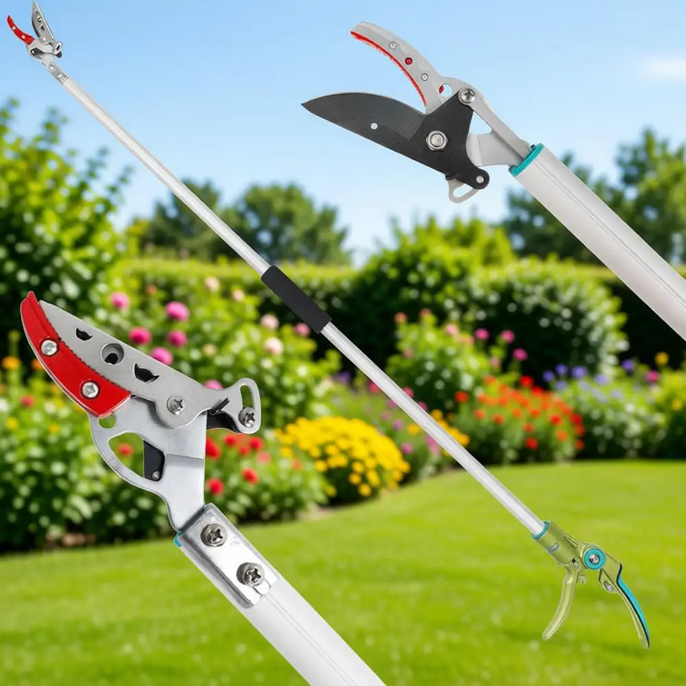 

Легкий плодосборник 4.2 T с вращающейся ручкой, 180 ° Вращающийся нож из стали SK5 для обрезки деревьев, кустарников и веток