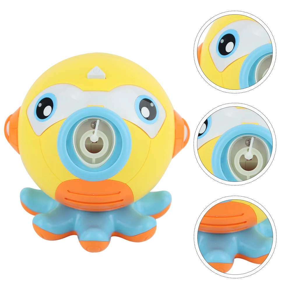 1 set 1 Set Cartoon Octopus Bubble Machine Light-Up Musical Bubble Blower Bambini Cortile esterno Abs Sicuro Durevole Regalo per bambini