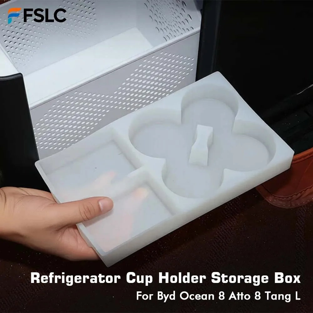 

⭐Genuine⭐ Car Styling Refrigerator Cup For BYD Sealion 8 Atto 8 Tang L Holder Armrest Storage Box Fixed-Position Silicone Pad