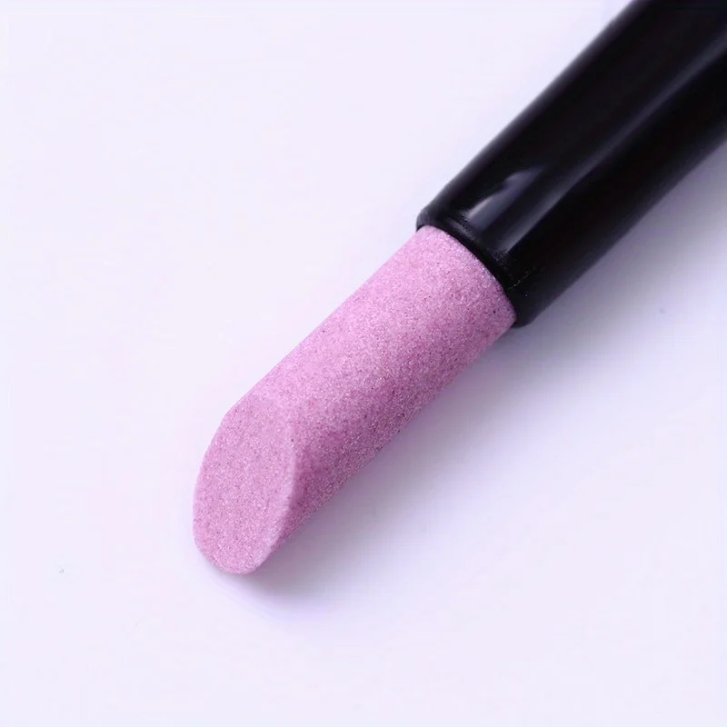 5 pz/set Scrub Penna per rimuovere le cuticole Set di lime per unghie Pietra di quarzo Polish Pusher Strumento Unghie Art Manicure