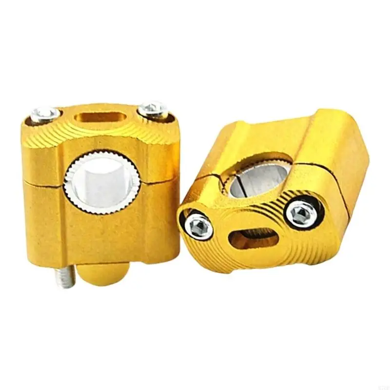 M76E Paar Motorrad-Lenkerklemmen aus bearbeitetem Aluminium, 7/8 Zoll bis 1-1/8 Zoll Stangenmontage mit 20 mm Hub für – Detail 8