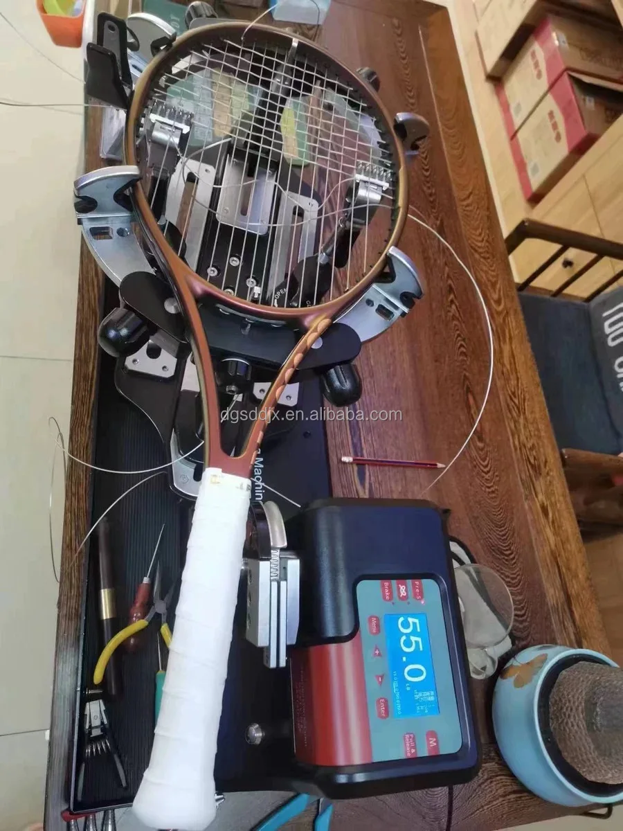 TOP 9-102 LB  Computer Stringing Machine Badminton Tennis Rackets Automatic Racket Badmintonstringing Machine With Clamp