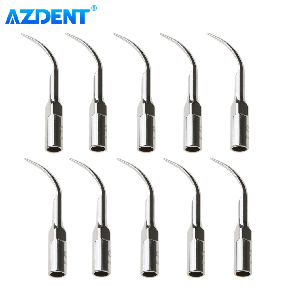 10PCS Dental Scaler Tip G1 AZDENT Scaling Periodontics Endodontics Endo Perio Tips fit for EMS WOODPECKER Ultrasonic Scalers