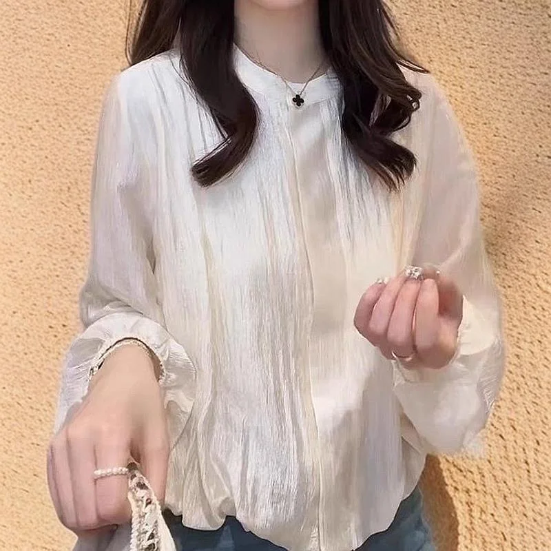 

Spring New Women's Chic Long Sleeve Shirt