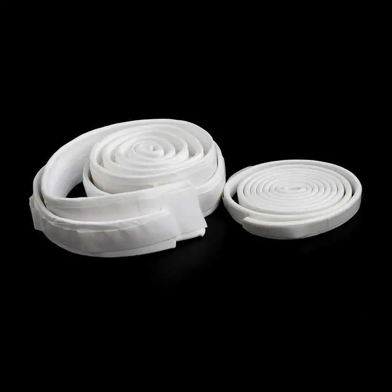 1Meter PTFE Sealing Strip White Elastic Band Expanded Body Sponge Sealing Band High Temperature Resistance Thickness 2/3/4/5mm