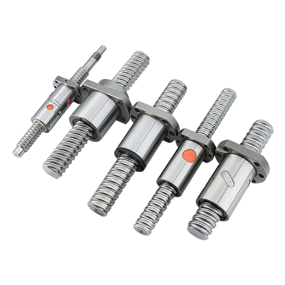 Hot Sales 20mm Diameter Lead Ball Screw SFU2010 300mm 600mm 1000mm Rolled Ball Screw with Single Ball Nut for CNC Machine Parts